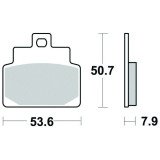 Plaquette de frein Sifam Métal Fritté haute performance norme KBA/AB