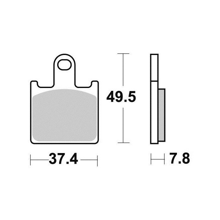 Plaquette de frein - Semi-métal R90