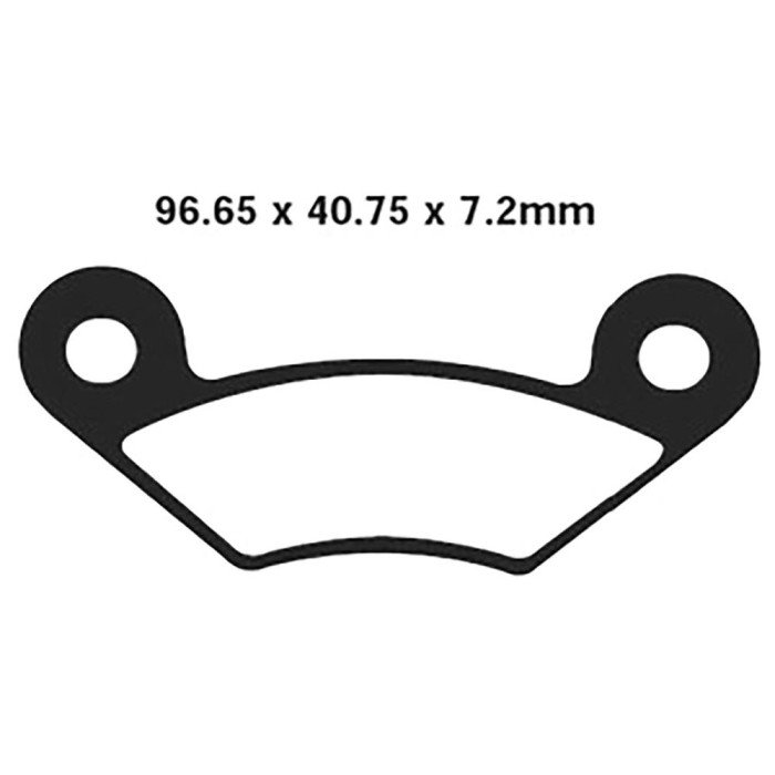 Plaquette metal fritte R90