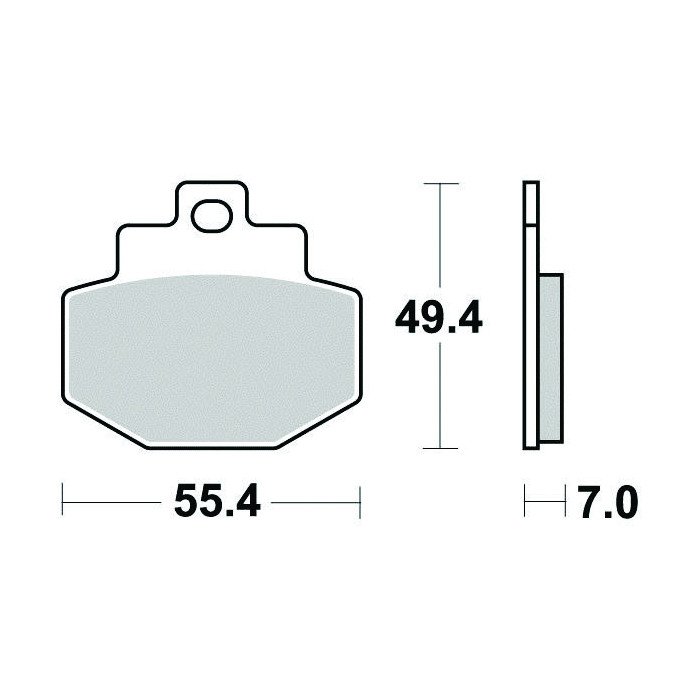 Plaquette de frein - Semi-métal R90