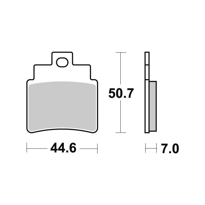Plaquette de frein - Semi-métal R90