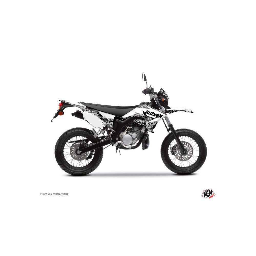Kit Deco 50cc Predator Yamaha DT 50 Blanc