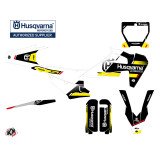 Kit Deco Moto Cross Split Husqvarna 450 FE Noir Jaune