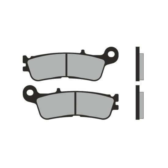 Plaquette metal fritte R90