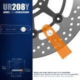 Bloque Disque Ø10 mm - Jaune