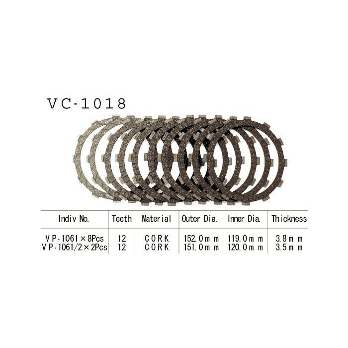 Kit Disques d'Embrayage Garnis St1100 Pan-European 1989/2002