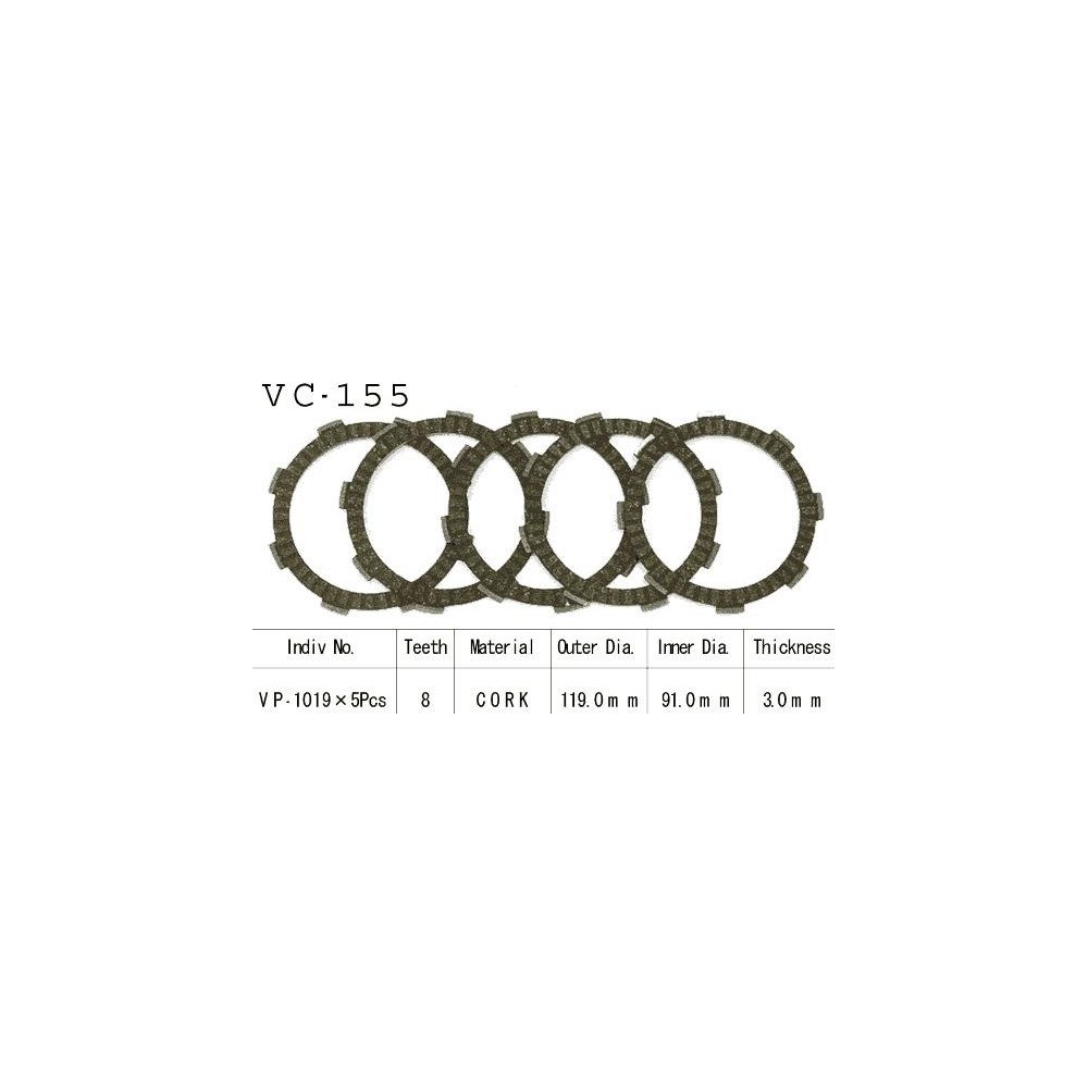 Kit Disques d'Embrayage Garnis Cross Cm125 C 1982/1999