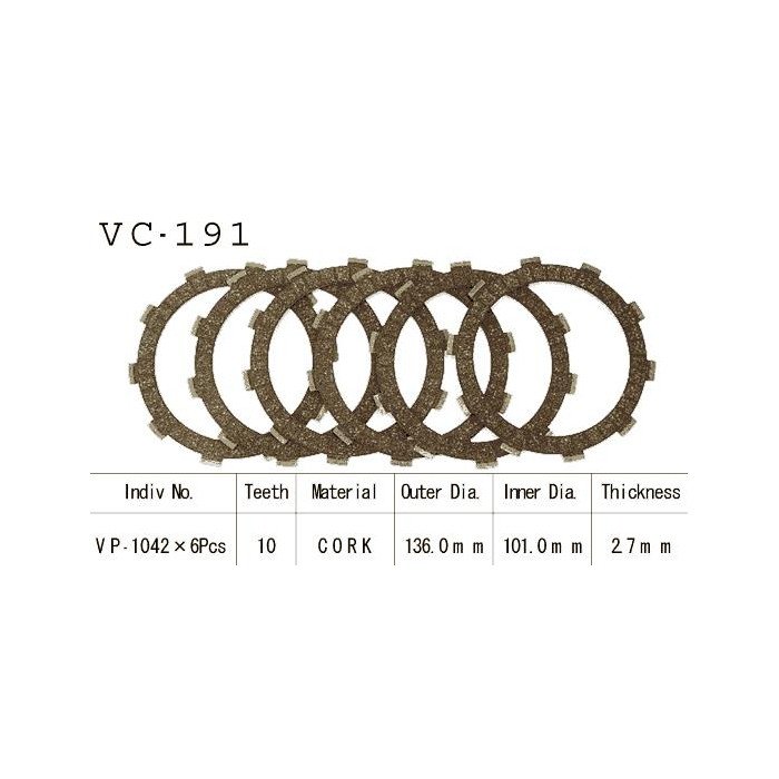 Kit Disques d'Embrayage Garnis Trx300/350/400/450