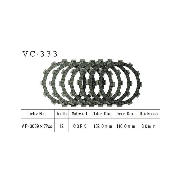 Kit Disques d'Embrayage Garnis Gs 500 E 1988/2002