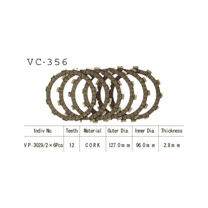 Kit Disques d'Embrayage Garnis Ltf 160 1991/2001