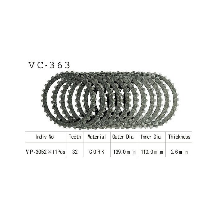 Kit Disques d'Embrayage Garnis Suzuki