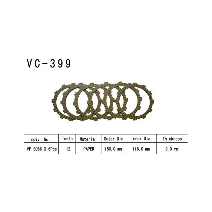 Kit Disques d'Embrayage Garnis Lt-F 500 F 2003