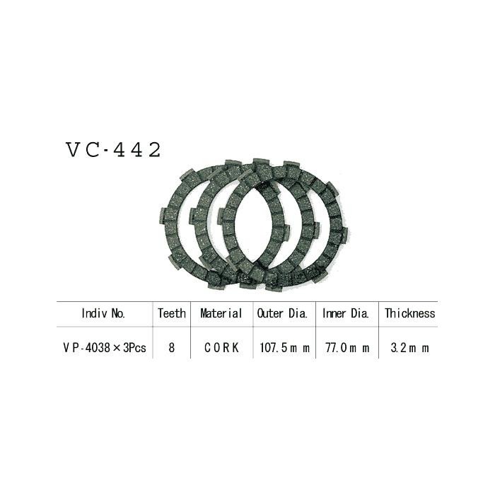 Kit Disques d'Embrayage Garnis Ar/Ae 50