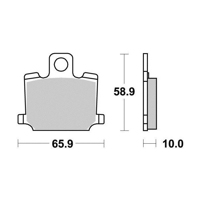 Plaquette de frein Vesrah Organique