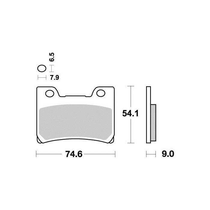 Plaquette de frein Vesrah Organique