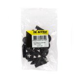 Rivet clips plastique pour carénage - Noir - 10 pcs - M8