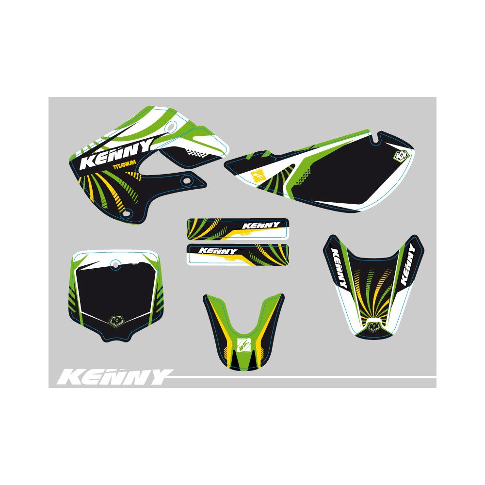 Kit Deco Moto Cross Kenny Kawasaki 65 KX