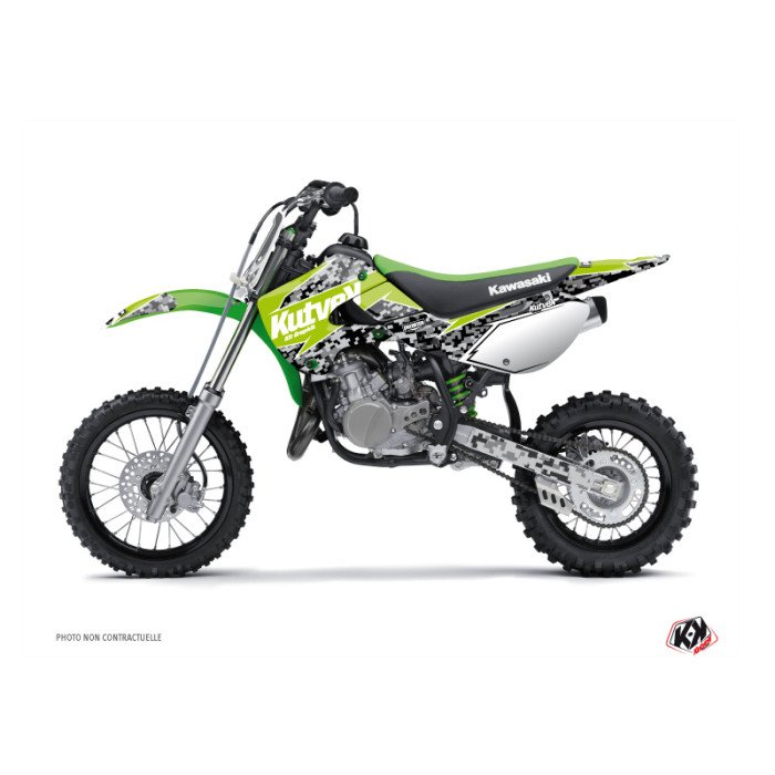 Kit Deco Moto Cross Predator Kawasaki 65 KX Vert