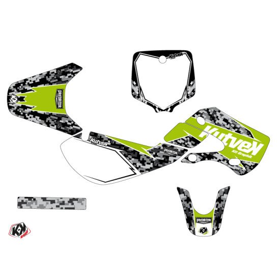 Kit Deco Moto Cross Predator Kawasaki 65 KX Vert