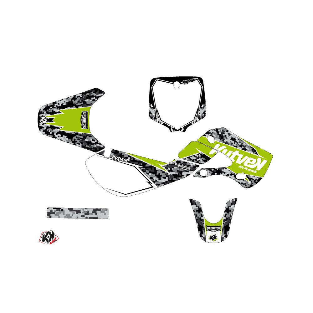 Kit Deco Moto Cross Predator Kawasaki 65 KX Vert