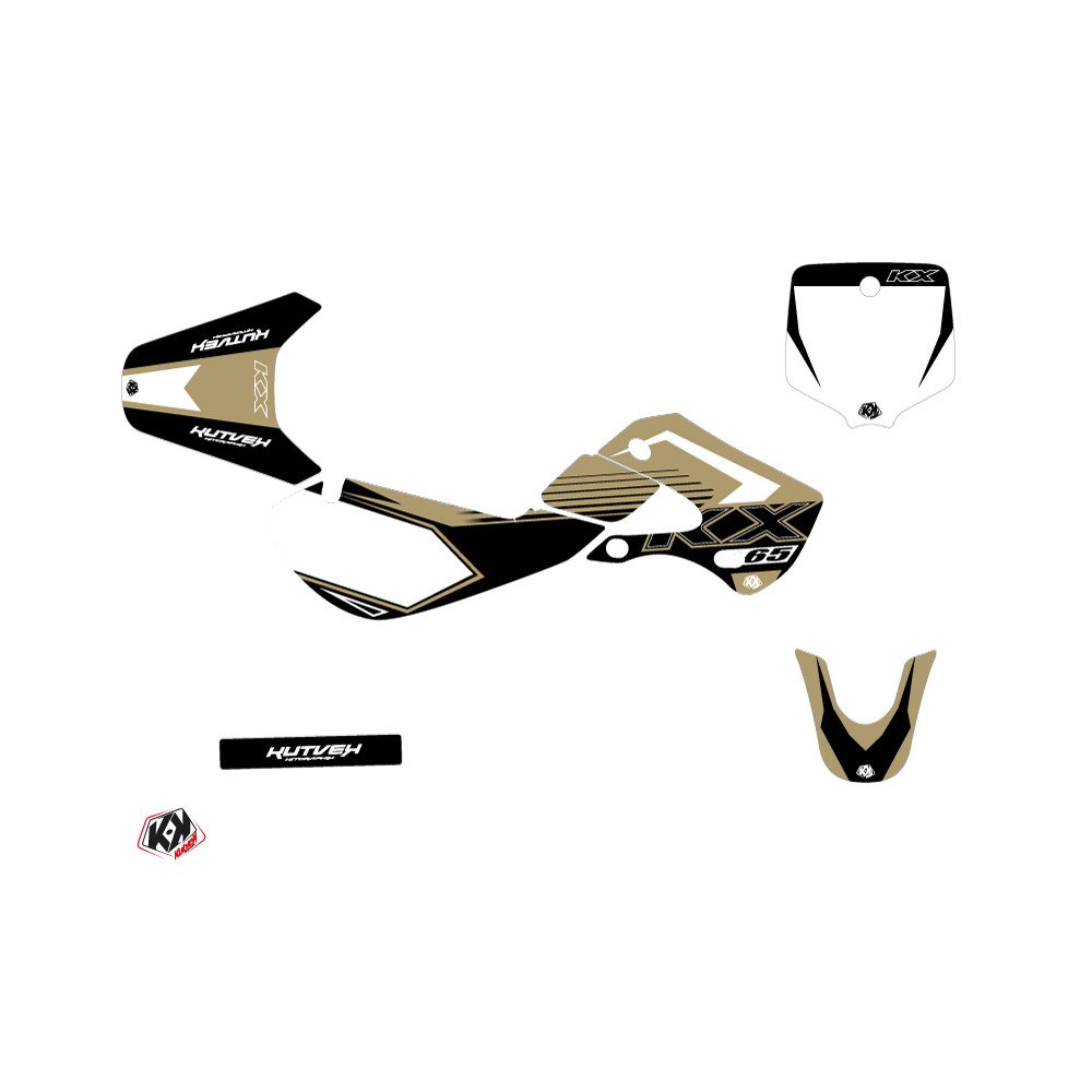 Kit Deco Moto Cross Claw Kawasaki 65 KX Sable