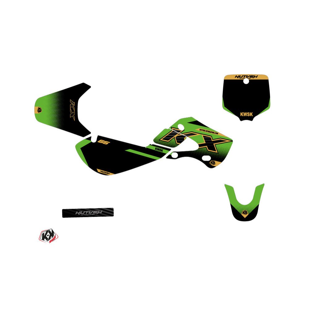 Kit Deco Moto Cross Live Kawasaki 65 KX Gold