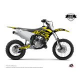 Kit Deco Moto Cross Eraser Fluo Kawasaki 85 KX Jaune