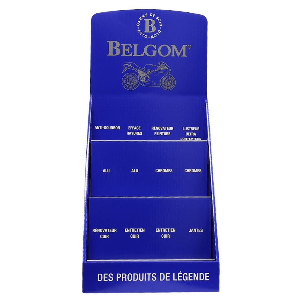 Presentoir comptoir moto Belgom