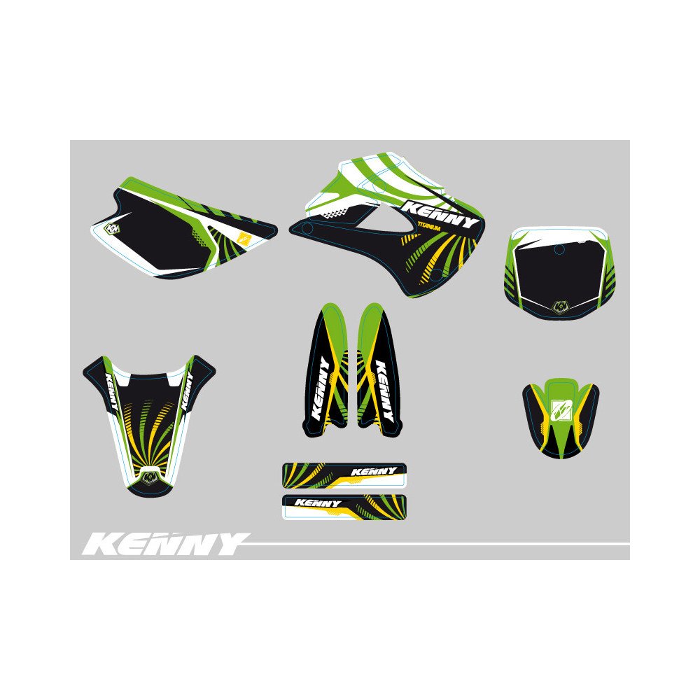 Kit Deco Moto Cross Kenny Kawasaki 85 KX