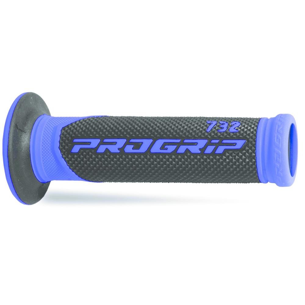 Poignees ProGrip 732 Route Noir Bleu Ouvertes