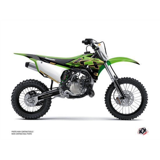 Kit Deco Moto Cross Live Kawasaki 100 KX Gold