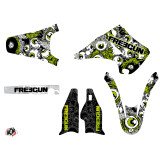 Kit Deco Moto Cross Freegun Eyed Kawasaki 125 KX Vert LIGHT
