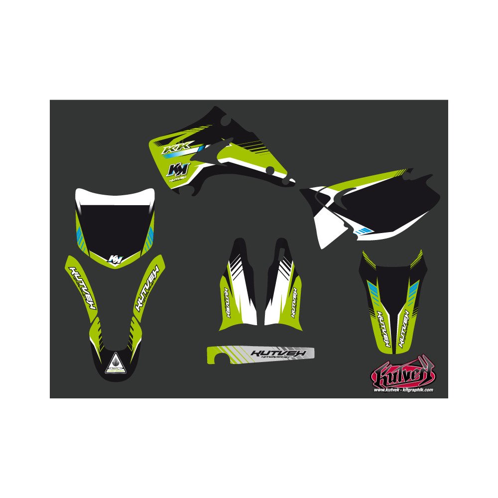 Kit Deco Moto Cross Pulsar Kawasaki 125 KX Noir