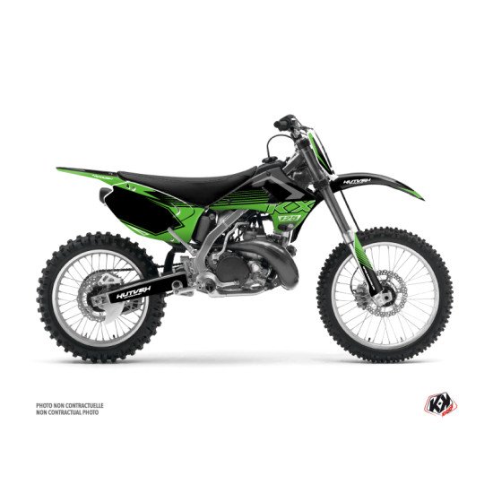 Kit Deco Moto Cross Claw Kawasaki 125 KX Noir