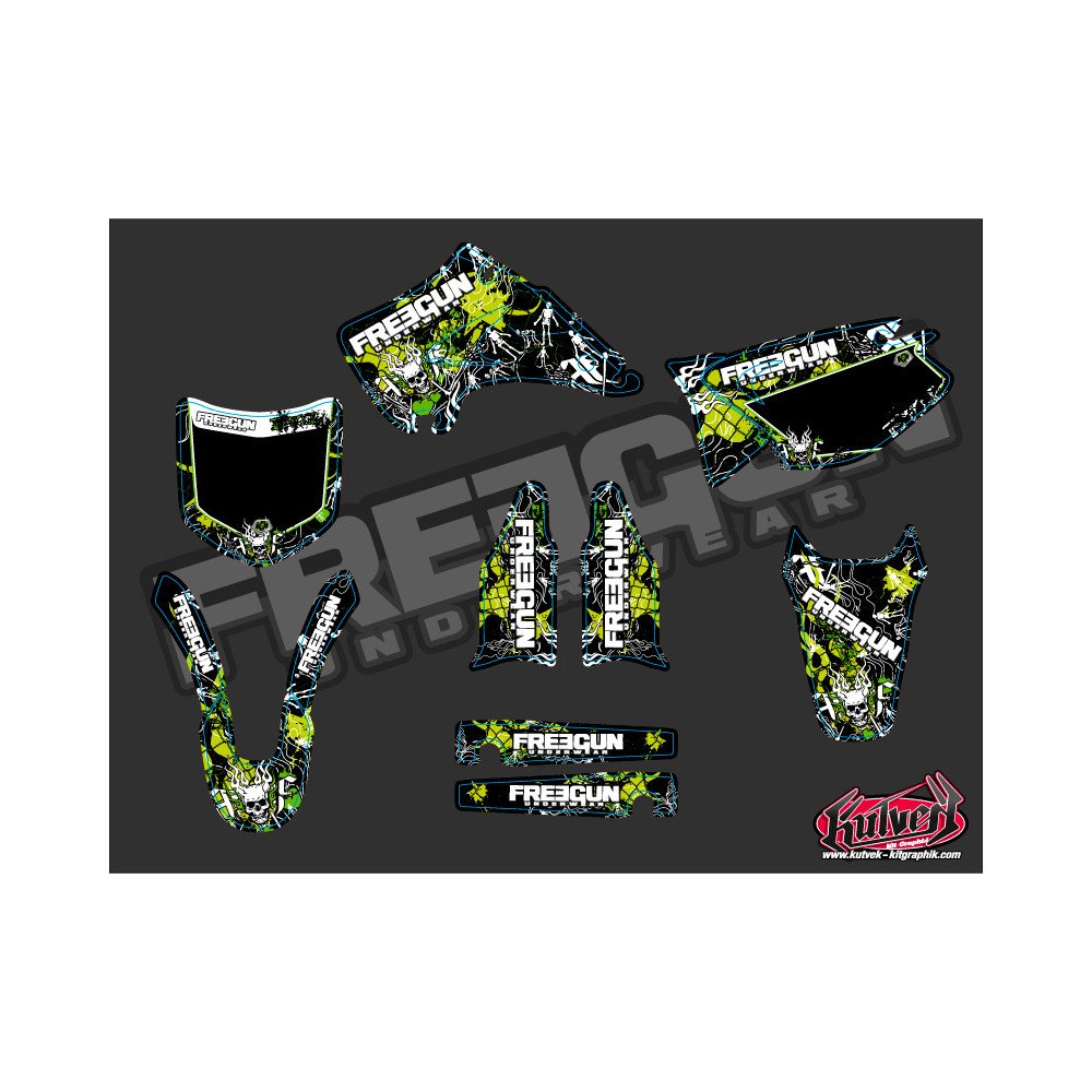 Kit Deco Moto Cross Freegun Kawasaki 125 KX