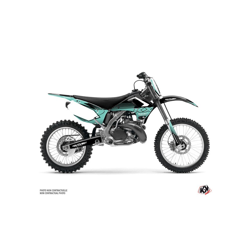 Kit Deco Moto Cross Claw Kawasaki 250 KX Turquoise