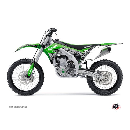 Kit Deco Moto Cross Predator Kawasaki 250 KX Vert LIGHT