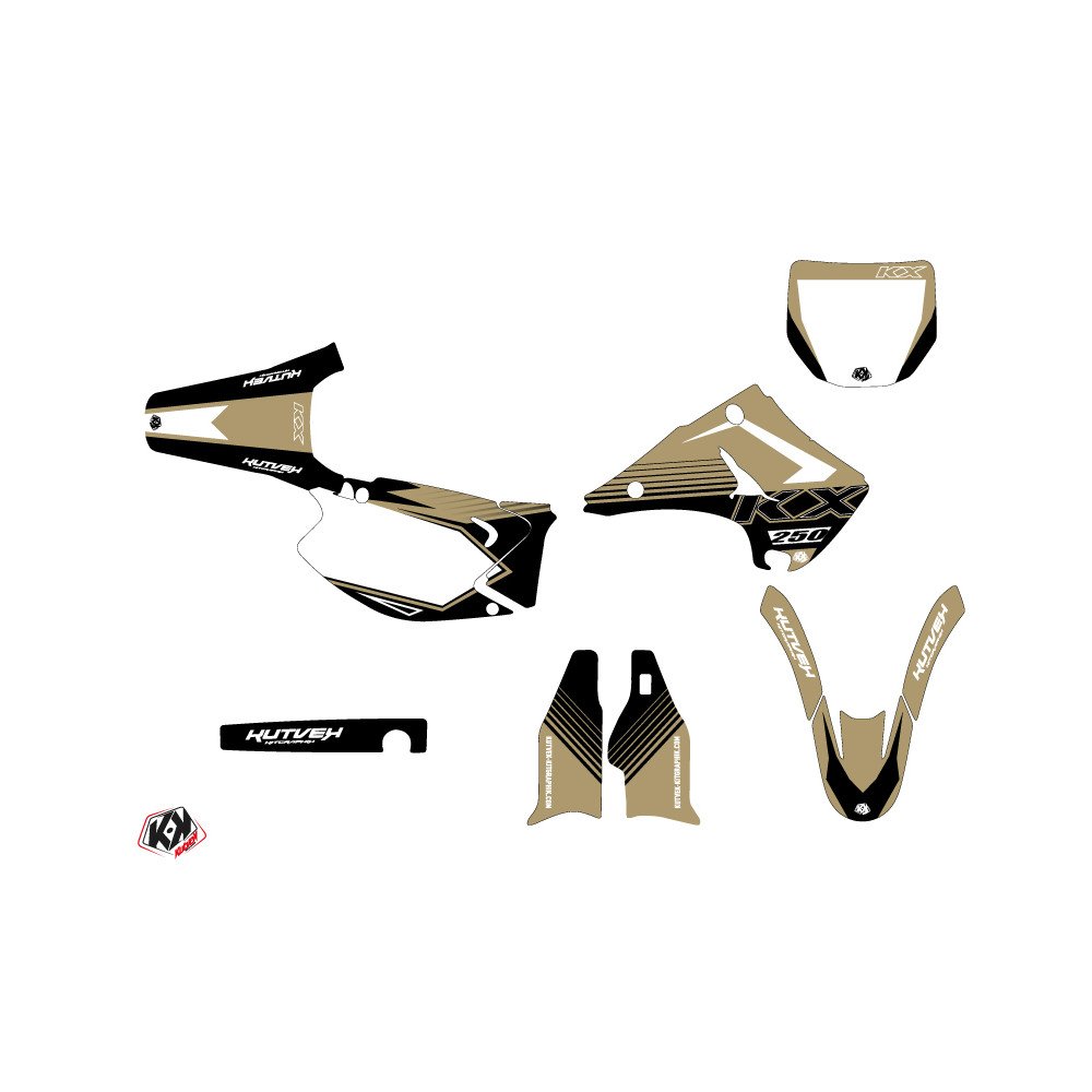 Kit Deco Moto Cross Claw Kawasaki 250 KX Sable