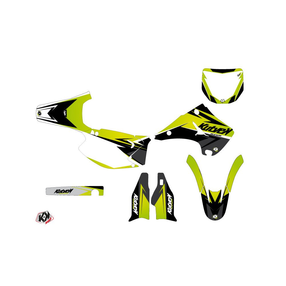 Kit Deco Moto Cross Eraser Kawasaki 250 KX Vert LIGHT