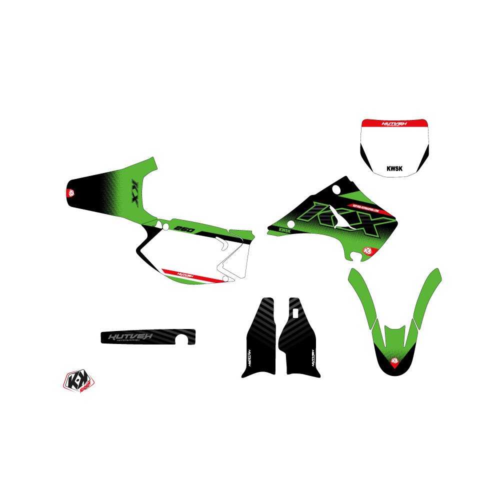 Kit Deco Moto Cross Live Kawasaki 250 KX Vert