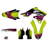 Kit Deco Moto Cross Eraser Kawasaki 250 KXF Vert