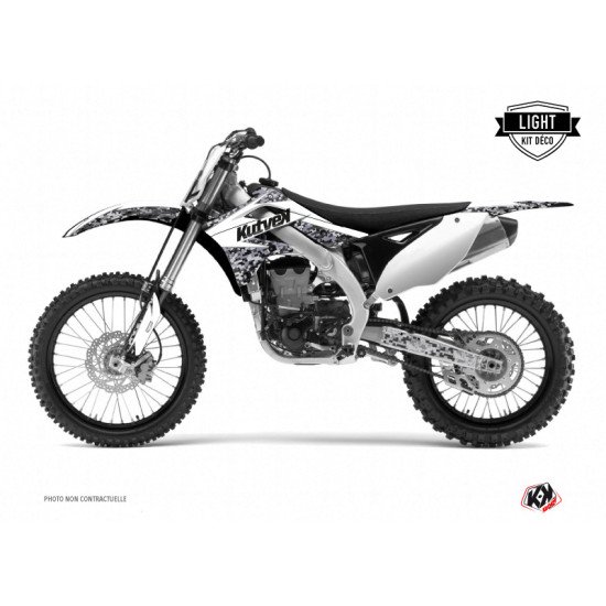 Kit Deco Moto Cross Predator Kawasaki 250 KXF Blanc