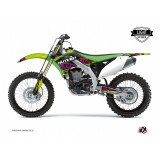 Kit Deco Moto Cross Eraser Kawasaki 250 KXF Vert