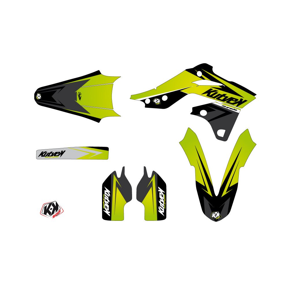 Kit Deco Moto Cross Stage Kawasaki 250 KXF Vert