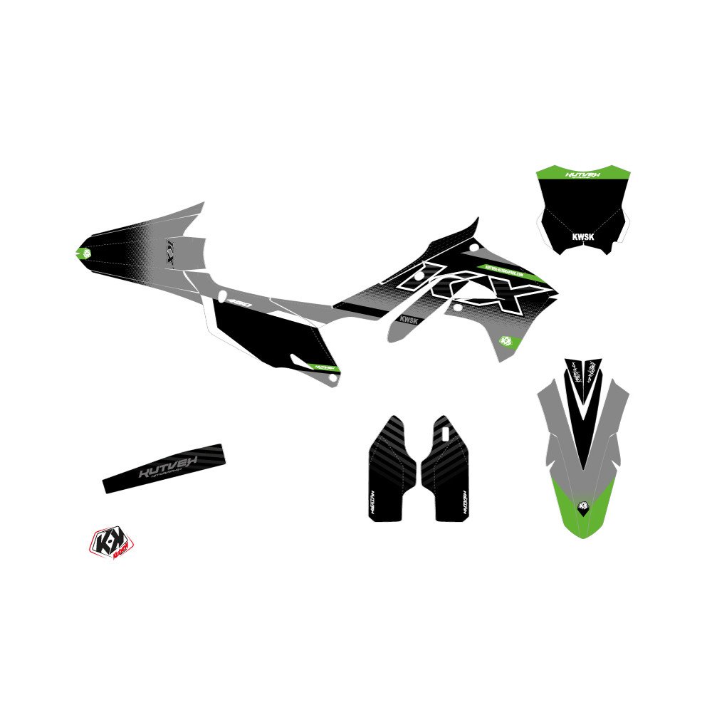 Kit Deco Moto Cross Live Kawasaki 450 KXF Gris
