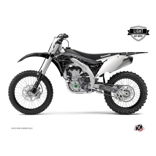 Kit Deco Moto Cross Zombies Dark Kawasaki 450 KXF Noir