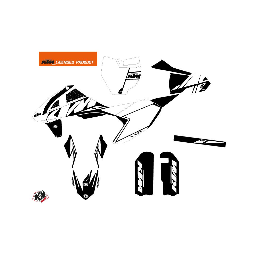 Kit Deco Moto Cross Reflex KTM 50 SX Blanc