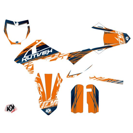 Kit Deco Moto Cross Eraser KTM 50 SX Bleu Orange