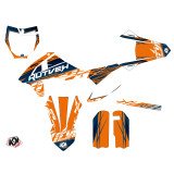 Kit Deco Moto Cross Eraser KTM 50 SX Bleu Orange