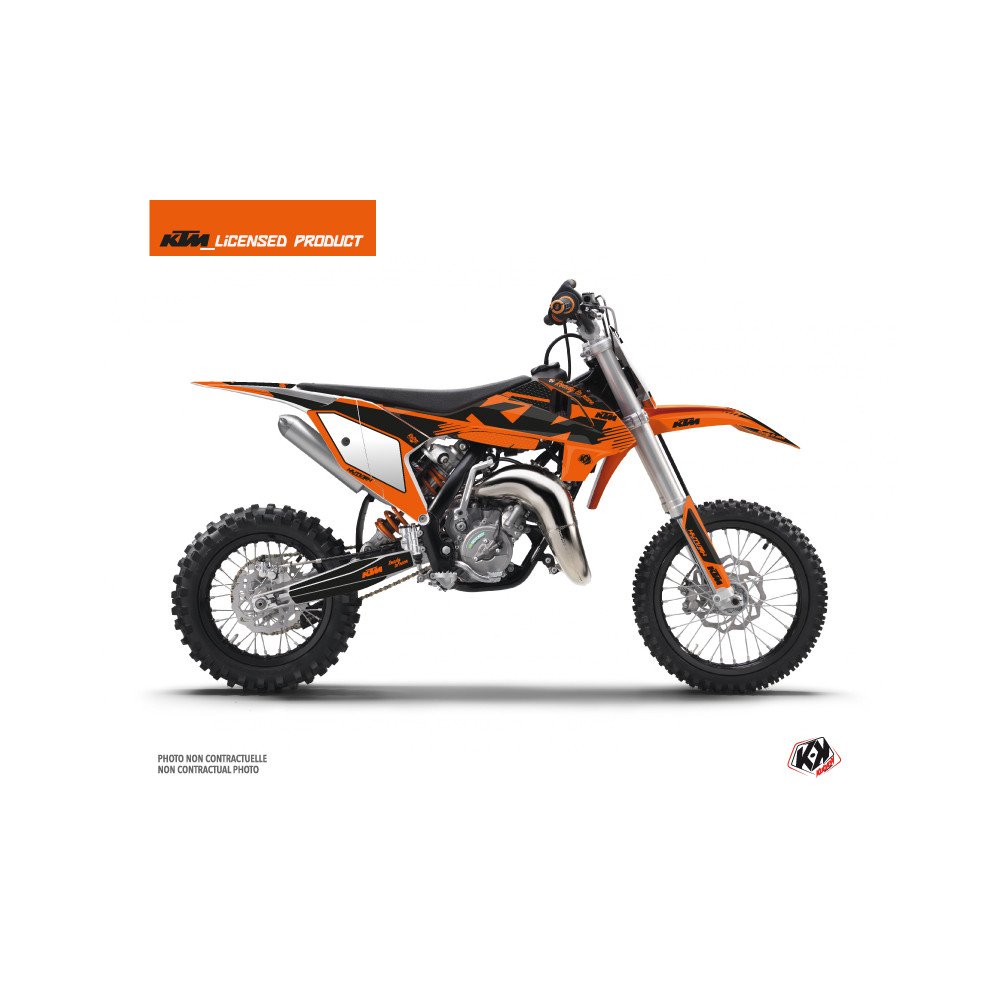 Kit Deco Moto Cross Retro KTM 50 SX Orange